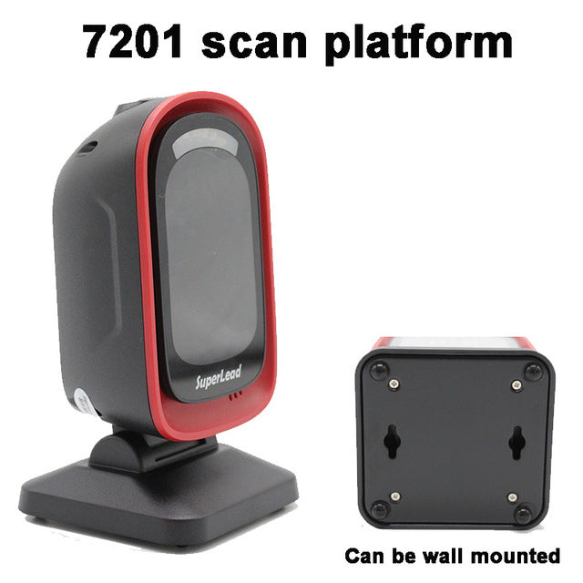 freeshipping Omni Directional Scanner 2D Scanner Ticketing QR Code Scanner USB Barcode Reader Desktop  2d scanning platform