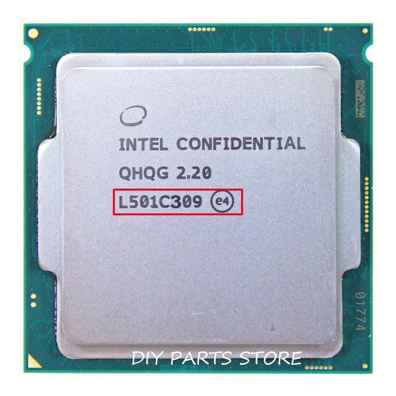 INTEL QHQG Engineering version ES of I7 6400T I7-6700K 6700K processor CPU 2.2GHz Q0 step quad core quad-core socket 1151