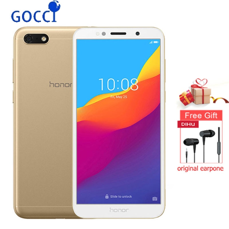 Huawei Honor 7S Global  13MP 5MP Dual Camera Mobilephone Quad Core Android 8.1 3020mAh 2GB 16GB 5.45