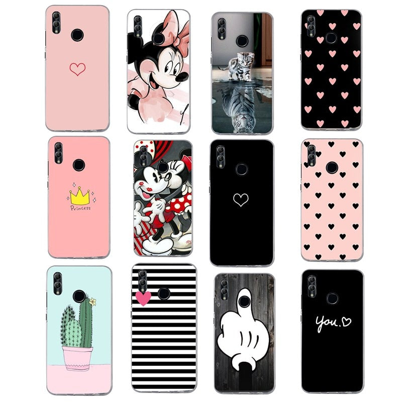 Soft TPU Case for Huawei P9 P10 P20 Lite Covers Coque for Huawei P Smart 2019 POT-LX3 POT-LX1 Case Soft Silicone Case Capa