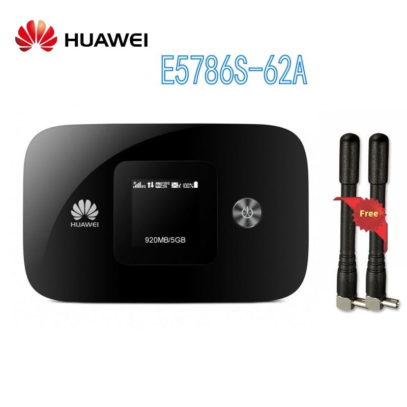 Unlocked HUAWEI E5786 Router huawei E5786s-62a 4G LTE Advanced 300Mbps 4G Pocket WiFi Router plus Antenna